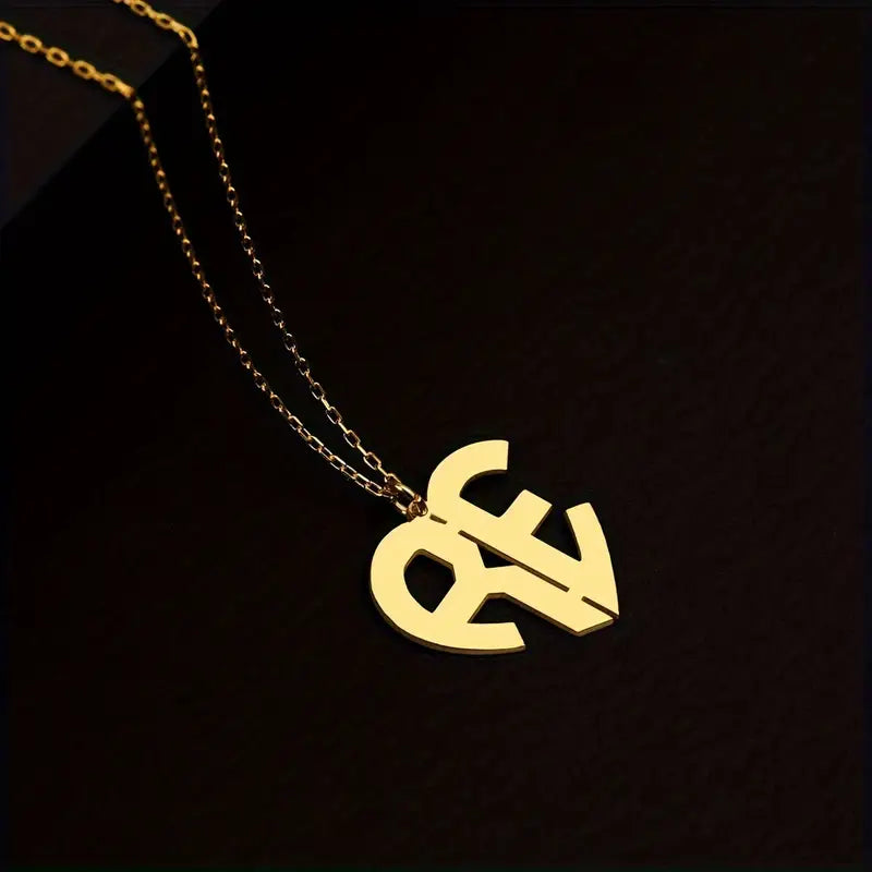 COLLAR 2 INICIALES CORAZON
