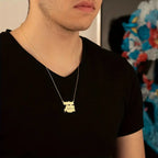 COLLAR CON TRIPLE NOMBRE