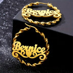 Maxi Hoops with Classic Name