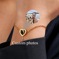 PRE ORDEN - PULSERA CORAZON CON FOTO PROYECCION