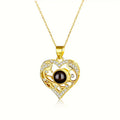 PRE ORDEN - COLLAR CORAZON CON FOTO PROYECCION