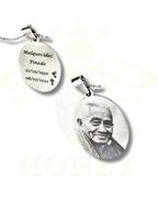 COLLAR PLACA OVAL CON FOTOGRABADO