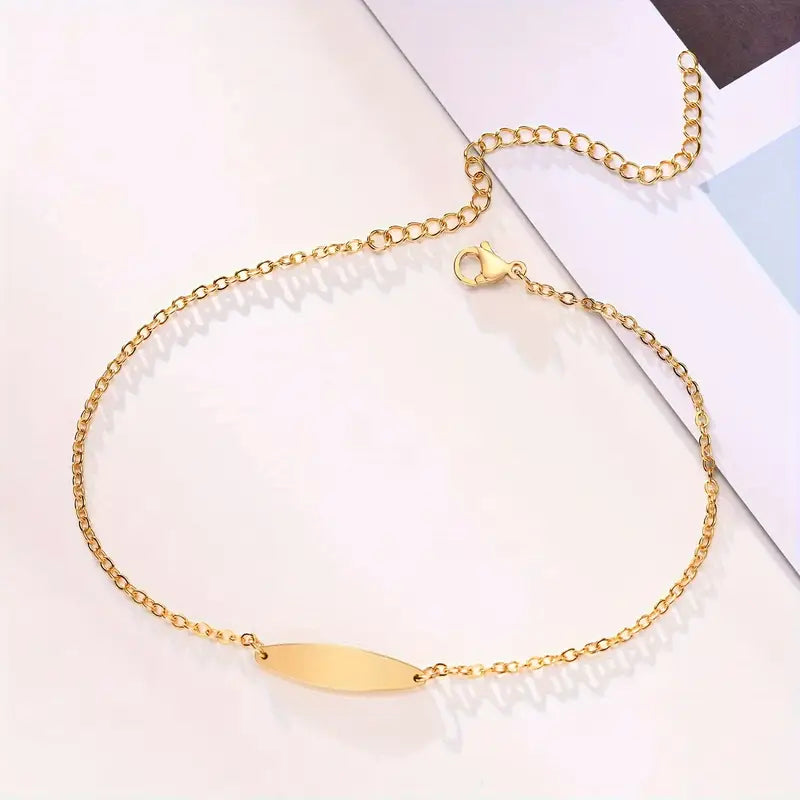 COLLAR PLAQUITA CON NOMBRE GRABADO