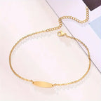 COLLAR PLAQUITA CON NOMBRE GRABADO