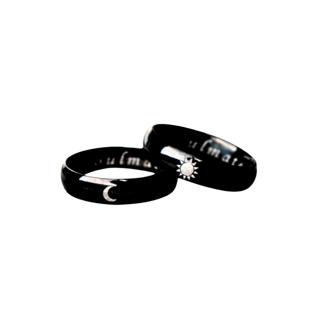 DUO DE ANILLOS PARA PAREJA PERSONALIZADOS
