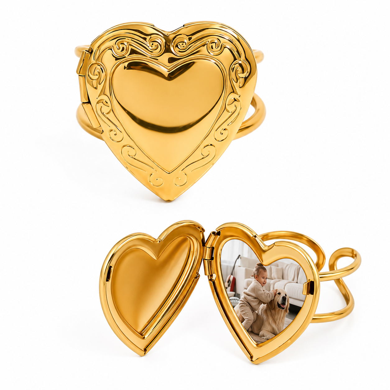 ANILLO RELICARIO CORAZÓN