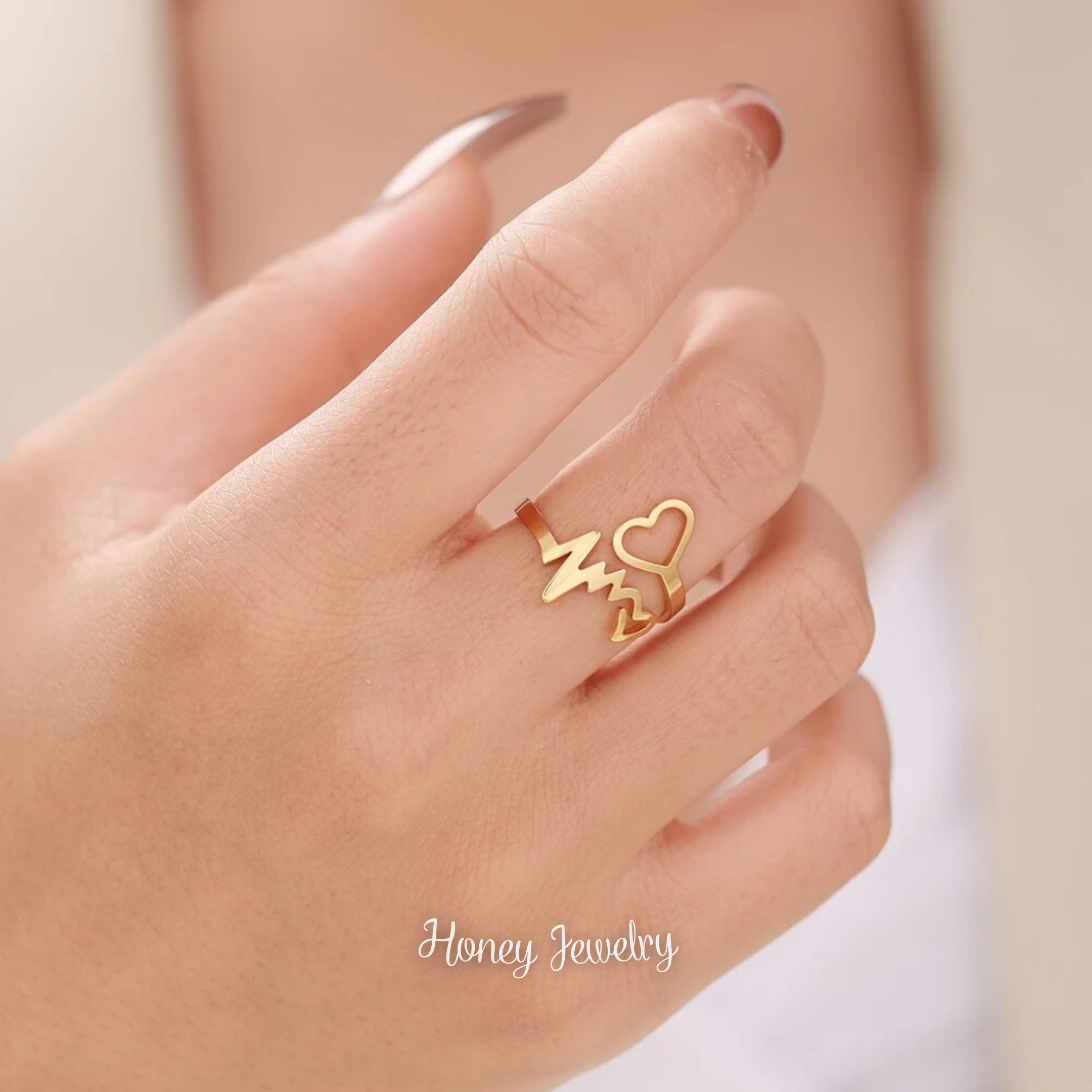 Electro Heart Ring