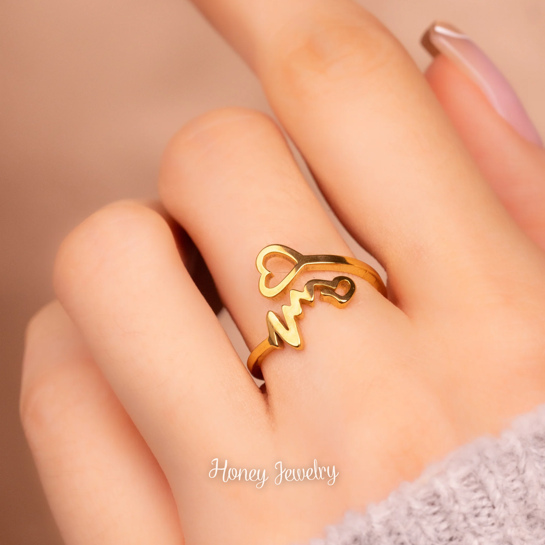 Electro Heart Ring