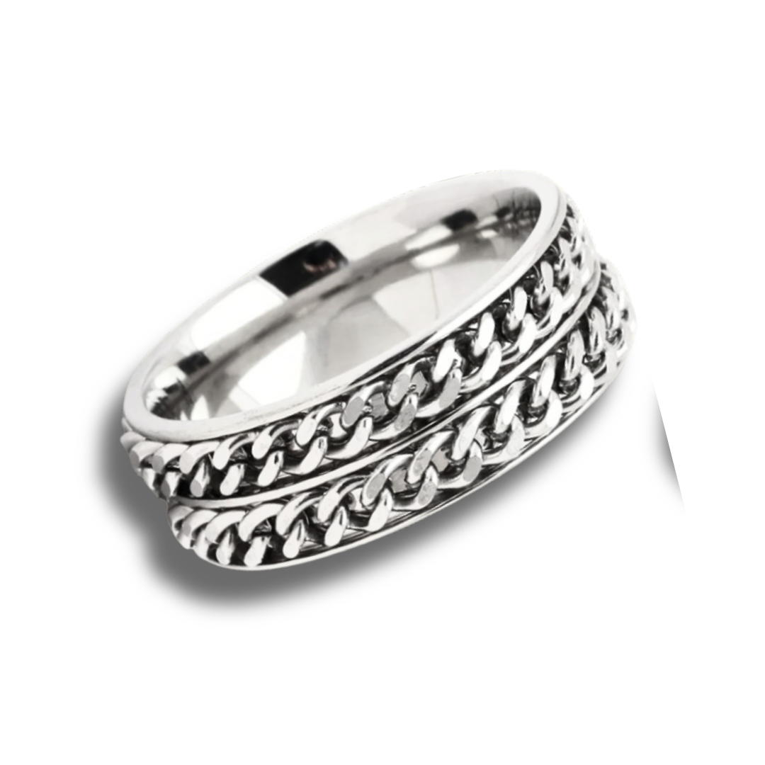 ANILLO ANTIESTRES CON CADENA GIRATORIA