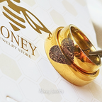 DUO DE ANILLOS CON HUELLAS DACTILARES