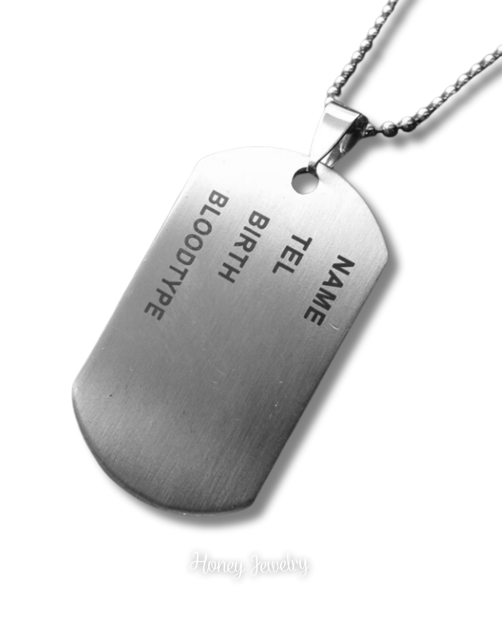 Militaire plaatketting - gepersonaliseerd met persoonlijke gegevens