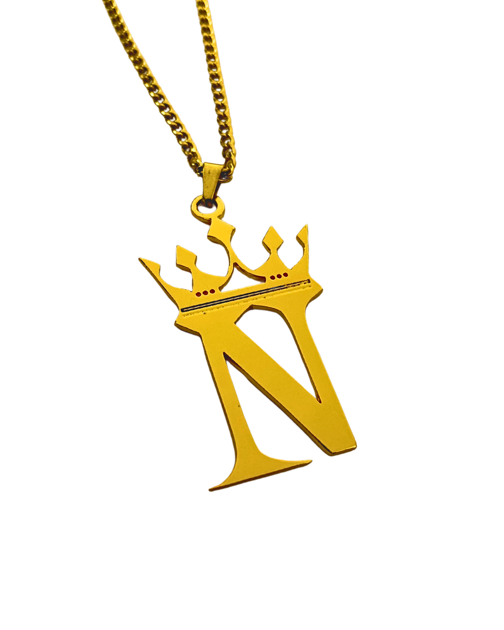 COLLAR INICIAL CON CORONA