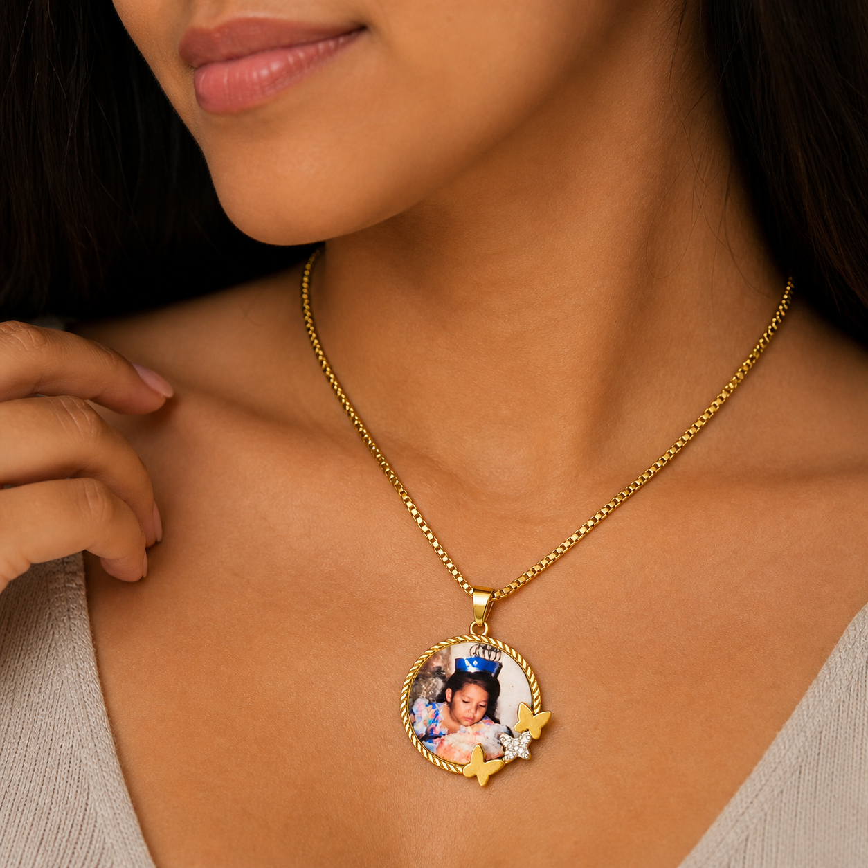 sunflower necklace