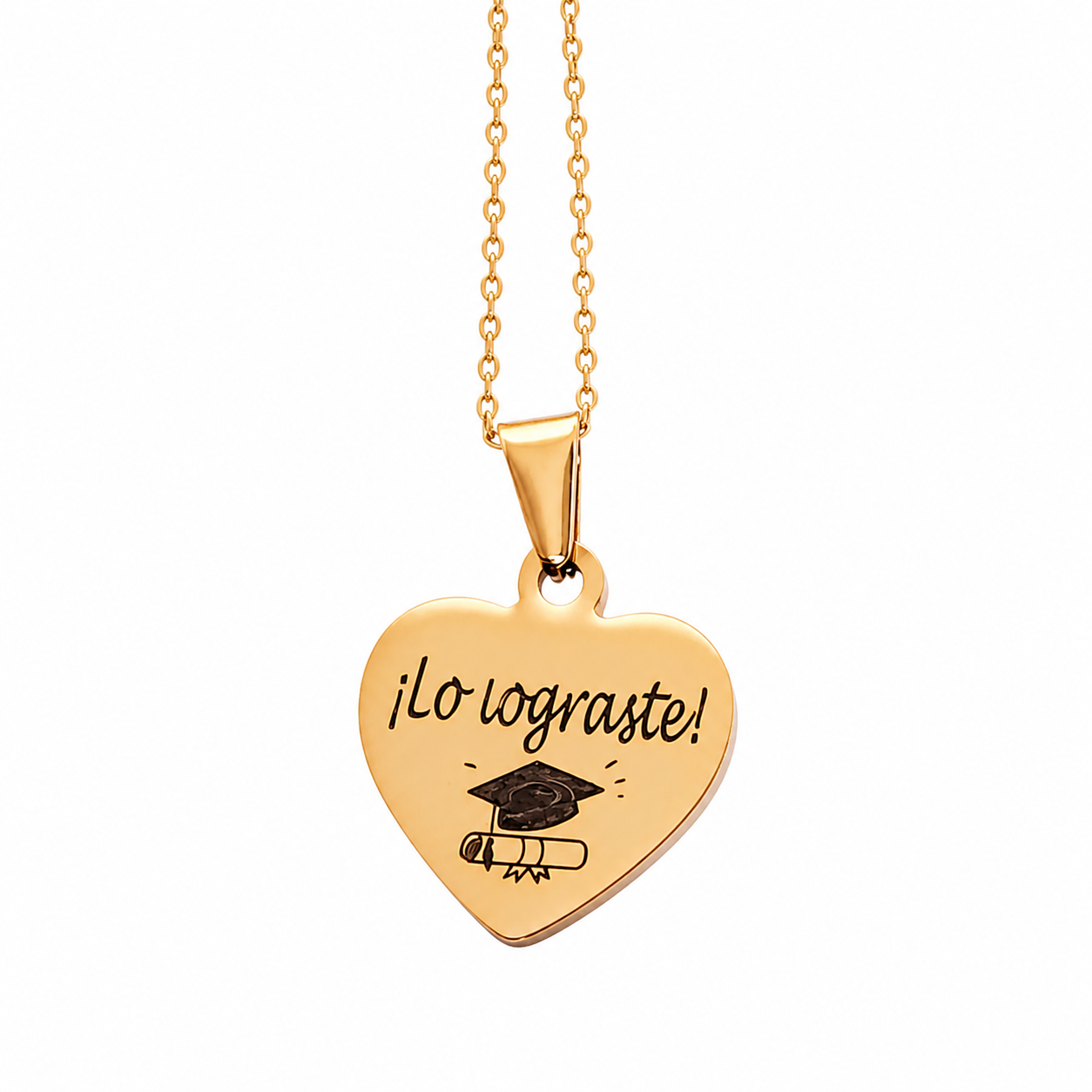 COLLAR PLACA CORAZÓN PERSONALIZADO