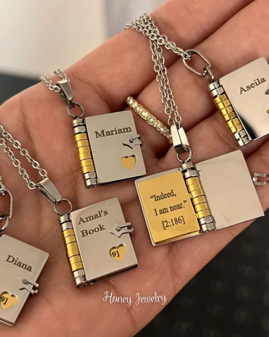 COLLAR LIBRO DE AMOR MINI
