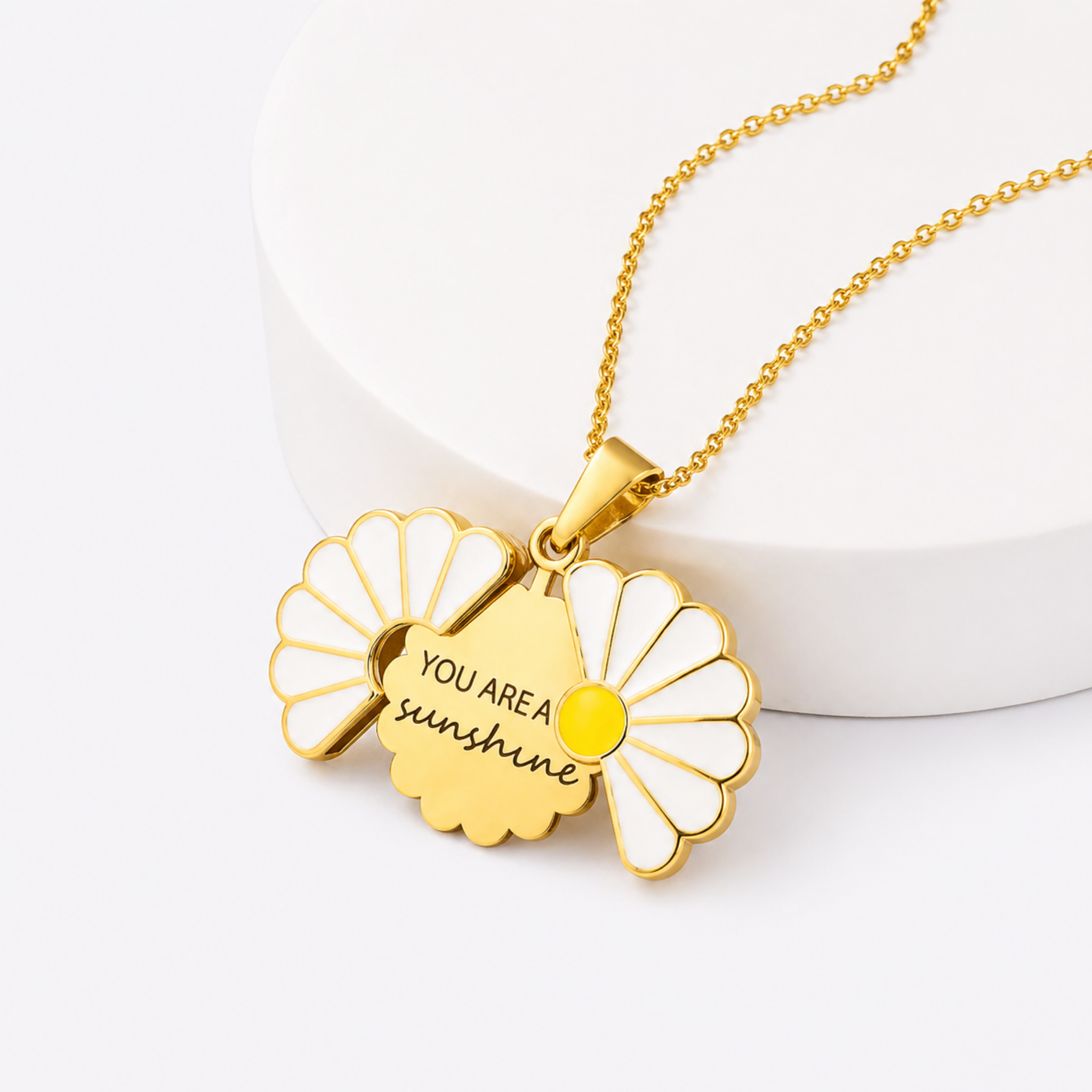sunflower necklace