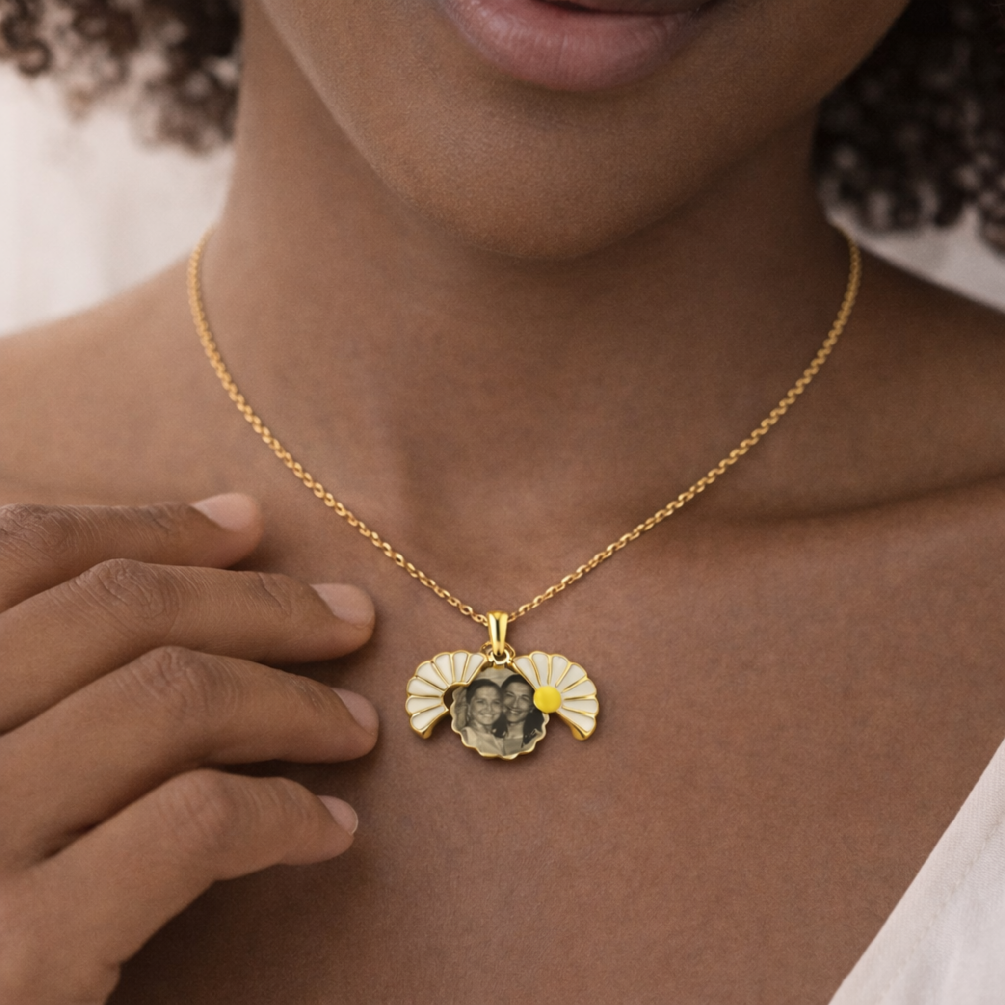 sunflower necklace