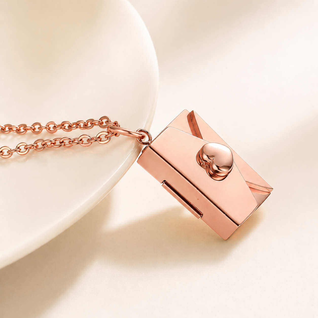 COLLAR CARTA DE AMOR CORAZÓN