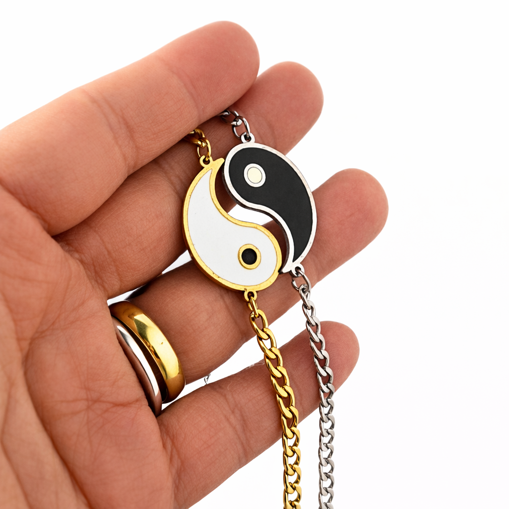 Yin and Yang Bracelet Set