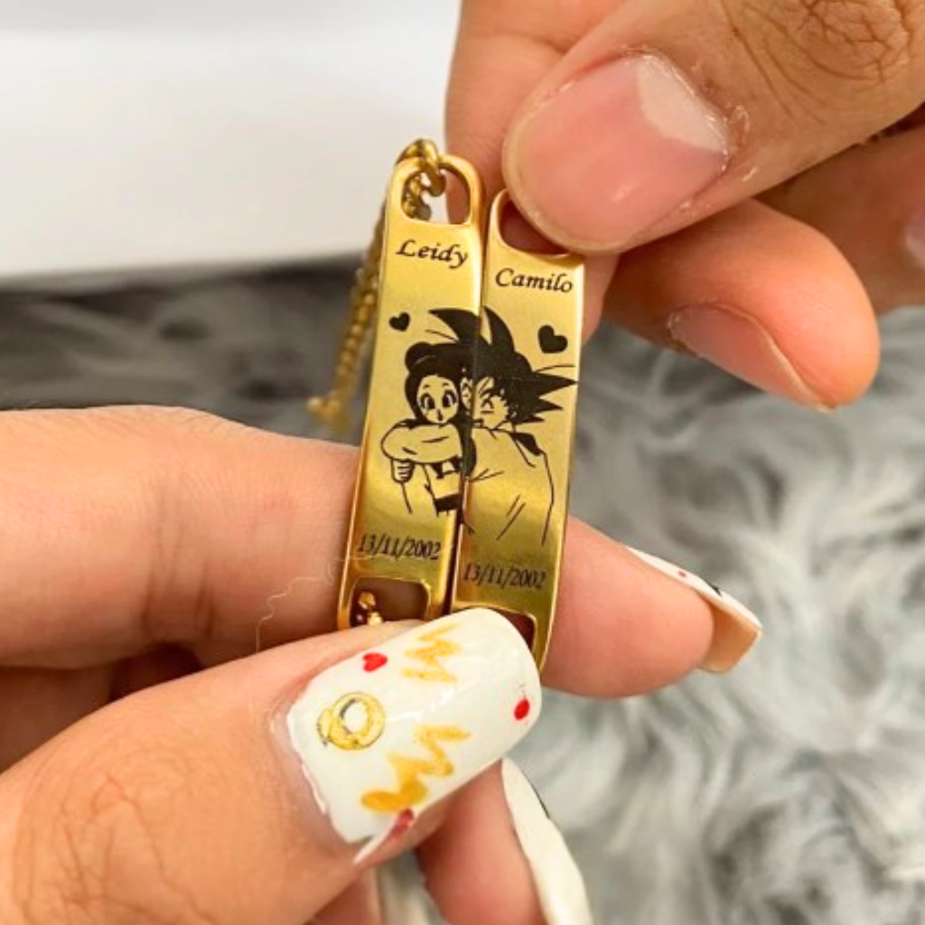 DUO DE PULSERAS FOTO O DIBUJO PERSONALIZADO