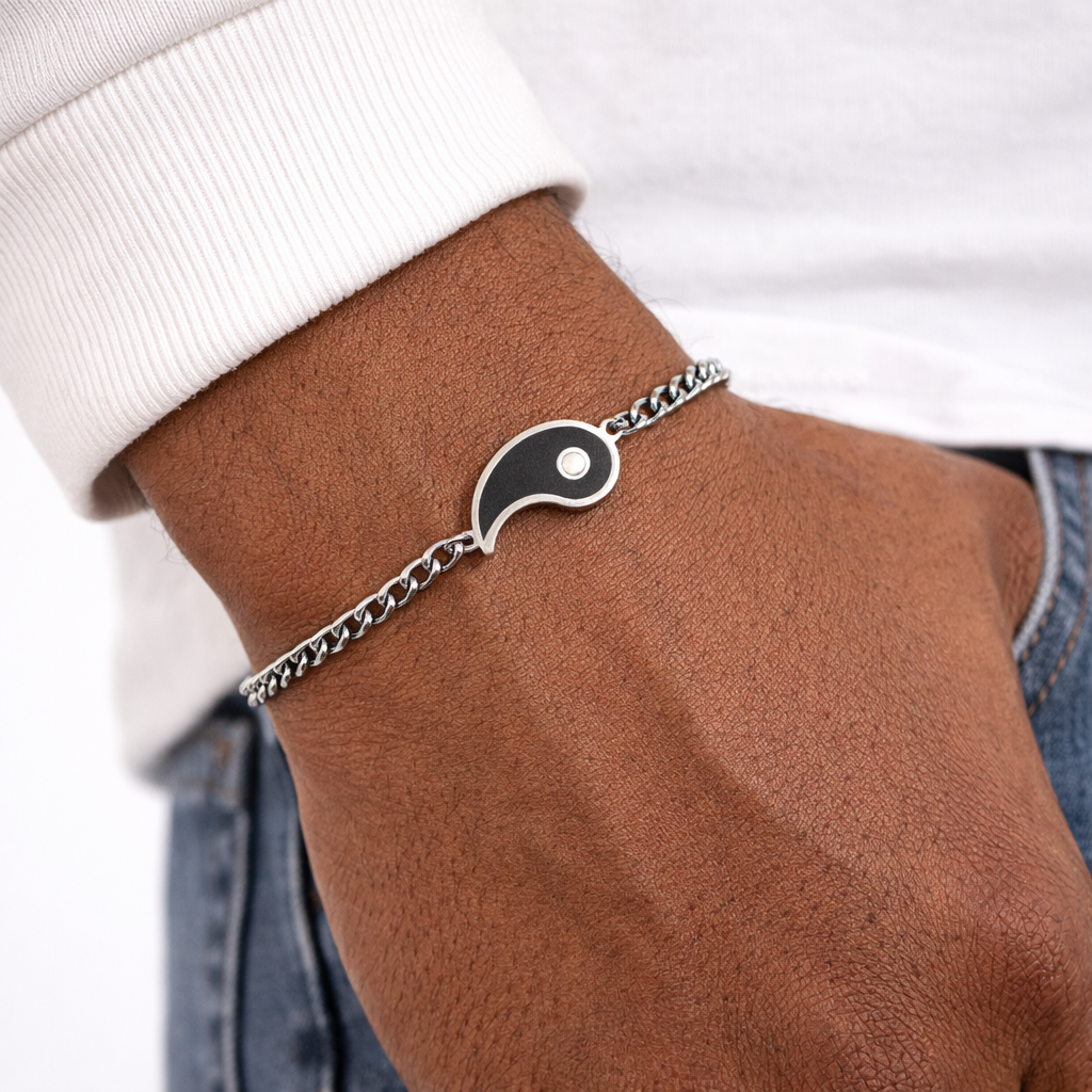 Yin and Yang Bracelet Set