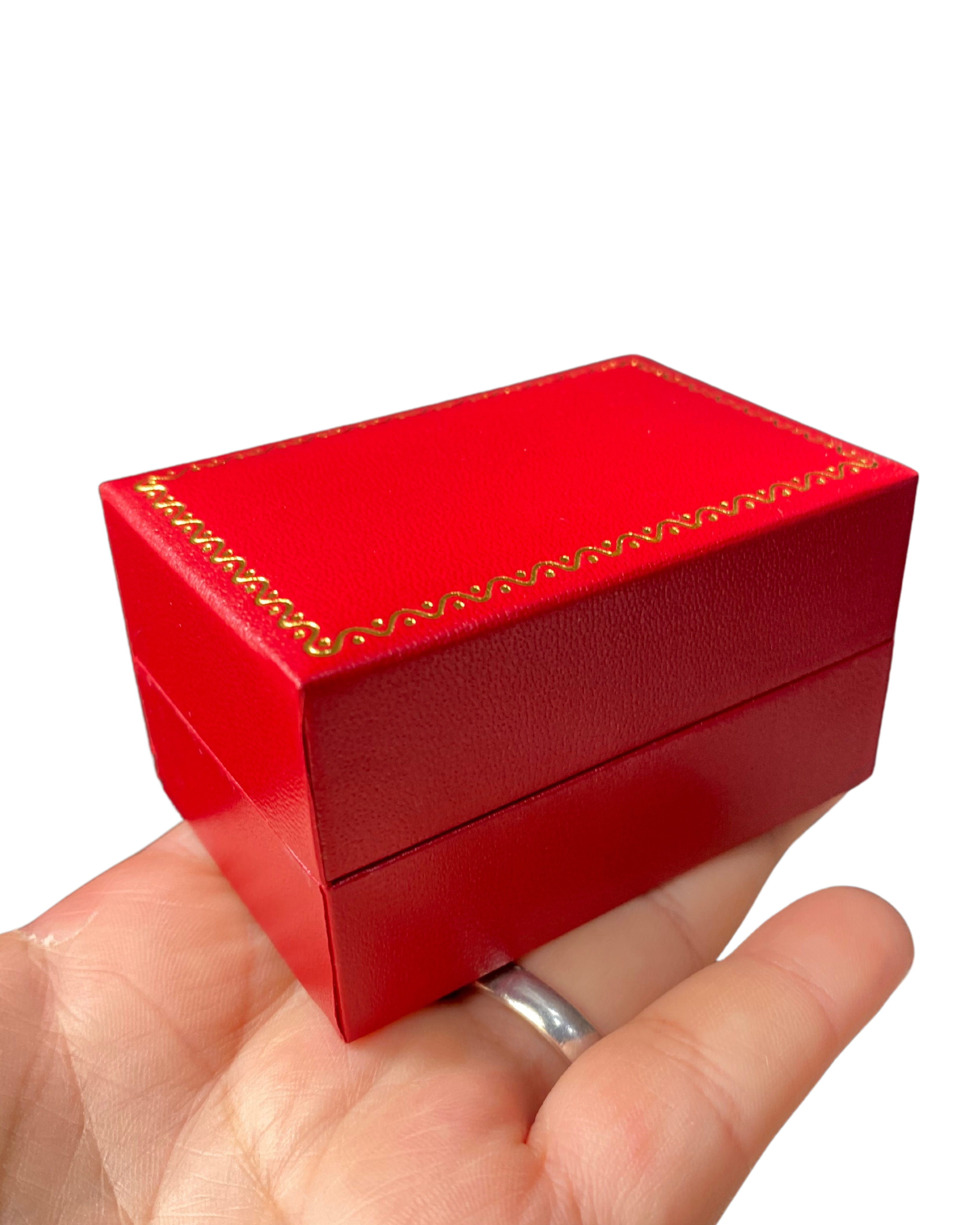 COFRE TIPO CARTIER PARA DUO DE ANILLOS