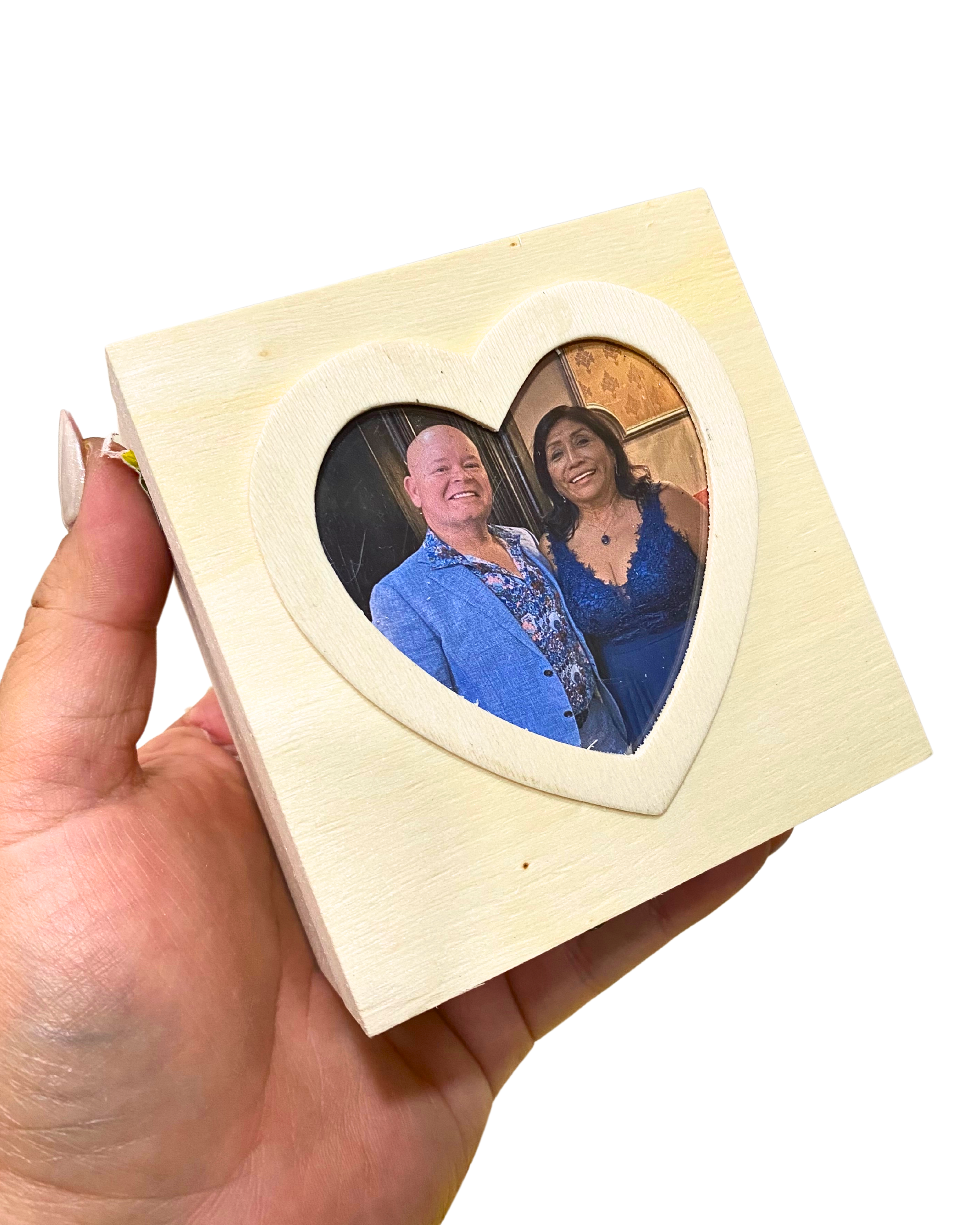 CAJA DE MADERA CON FOTO
