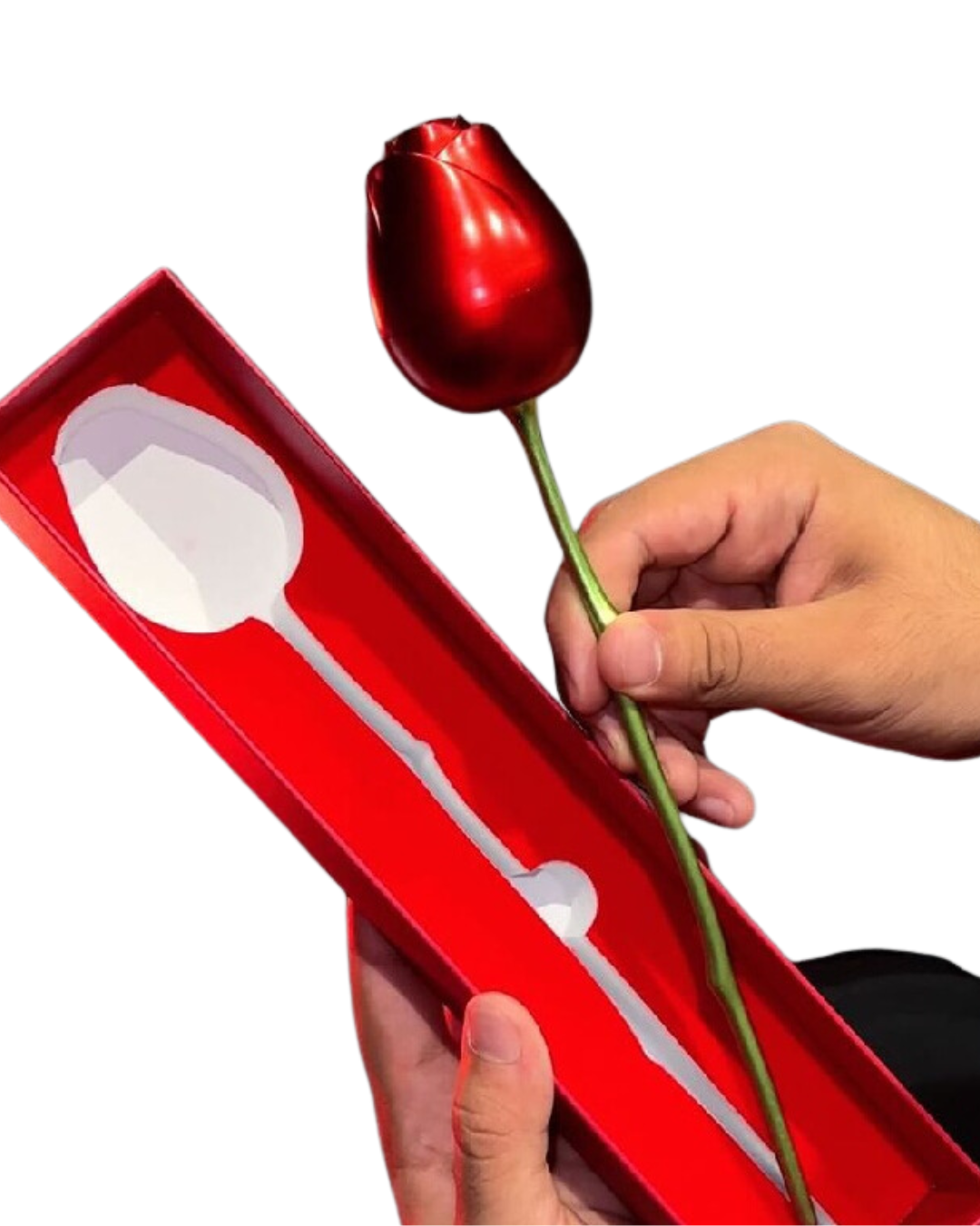 COFRE ROSA + CAJA ROJA