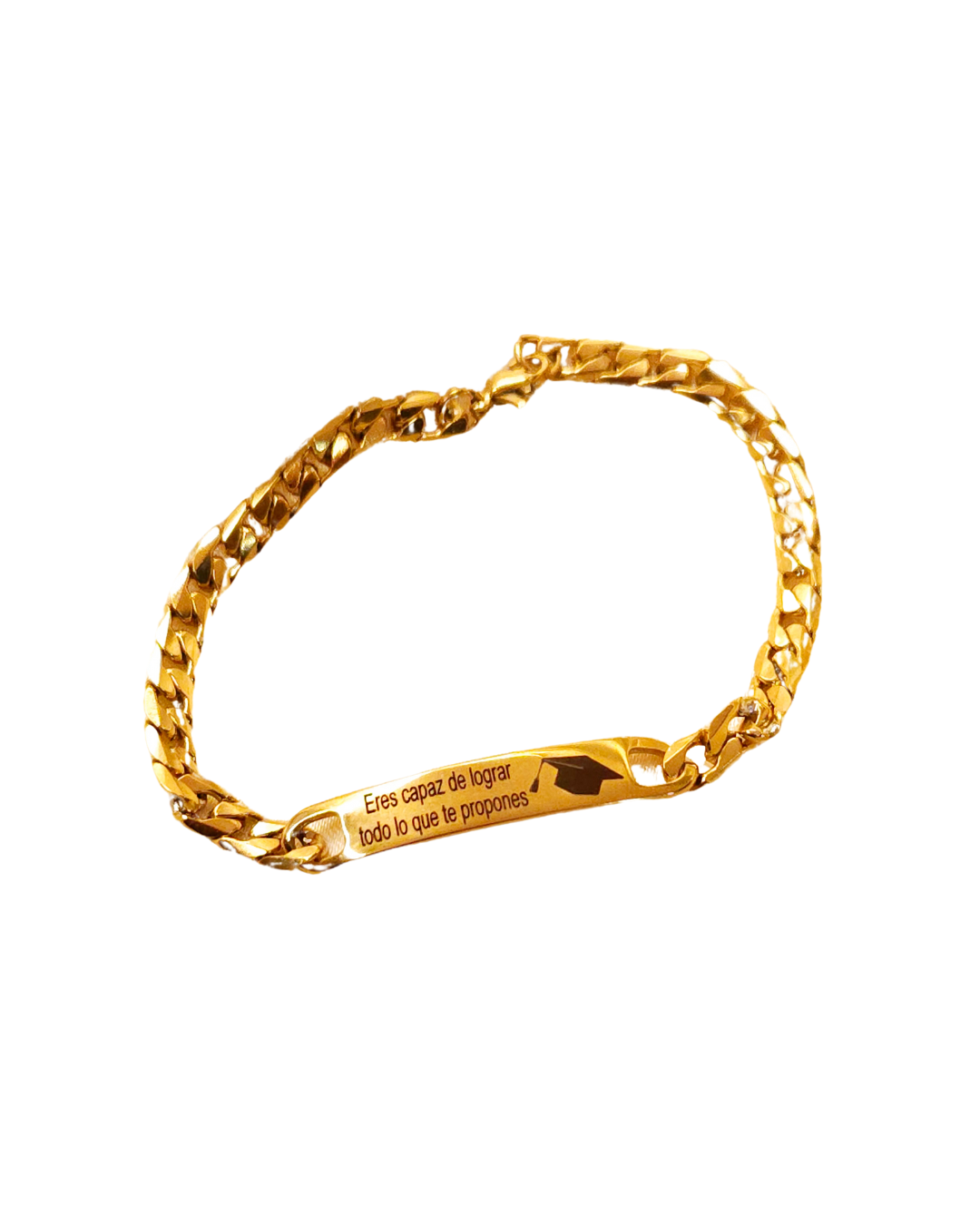 PULSERA ESCLAVA DE GRADUACION PERSONALIZADA