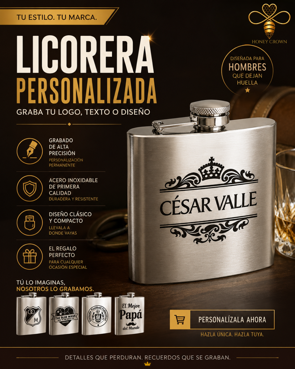 Licorera personalizada