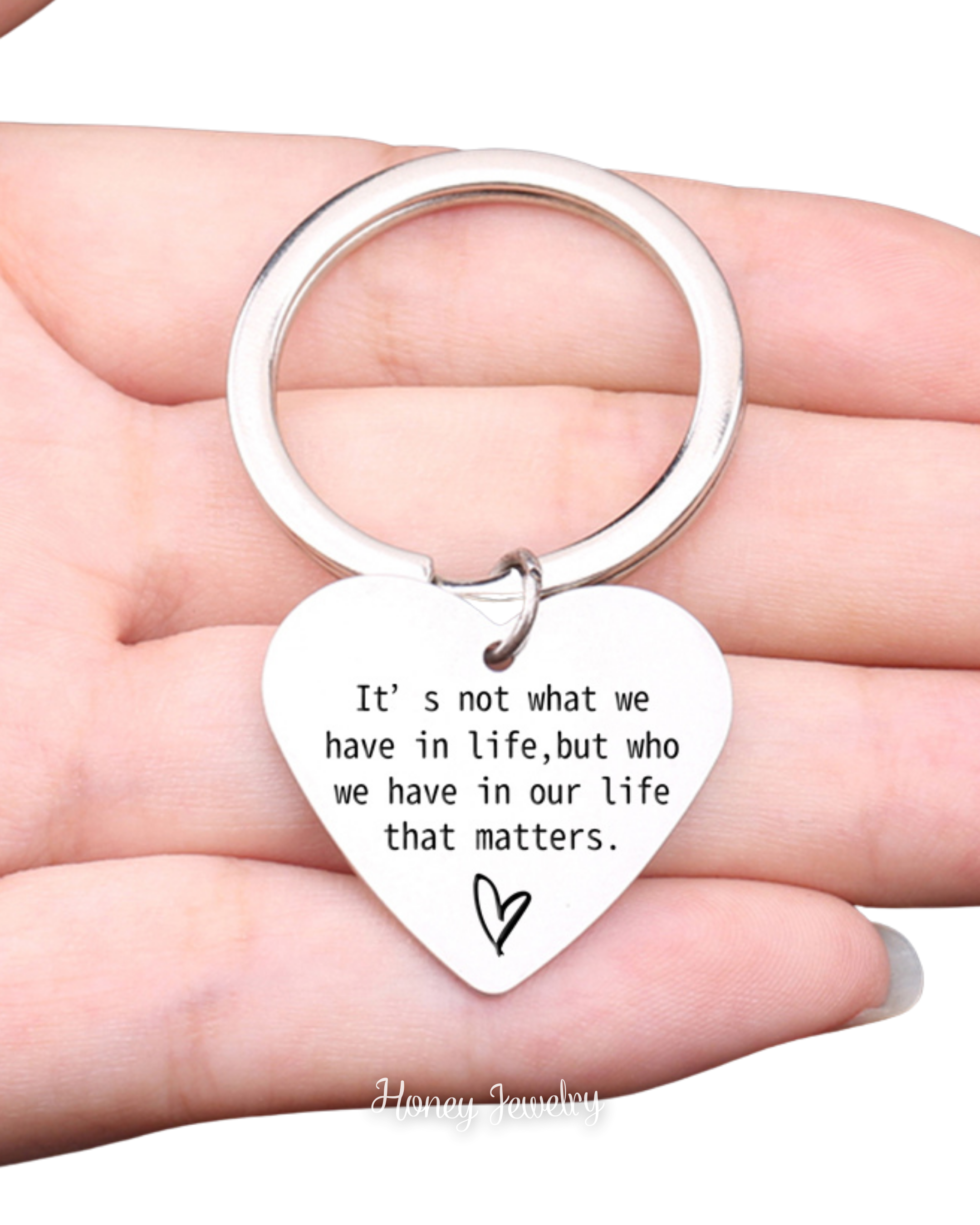 Heart and doodles necklace