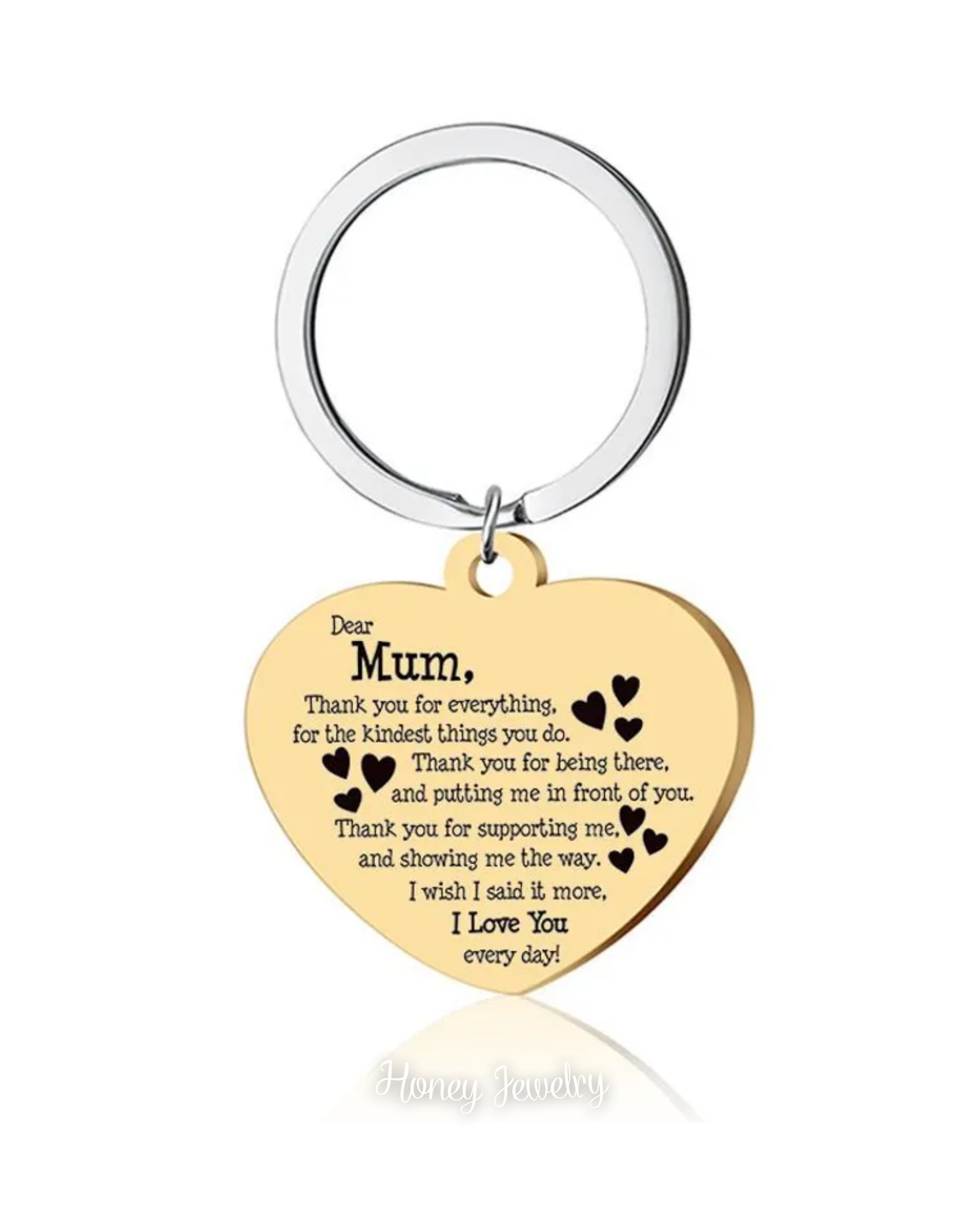Heart and doodles necklace