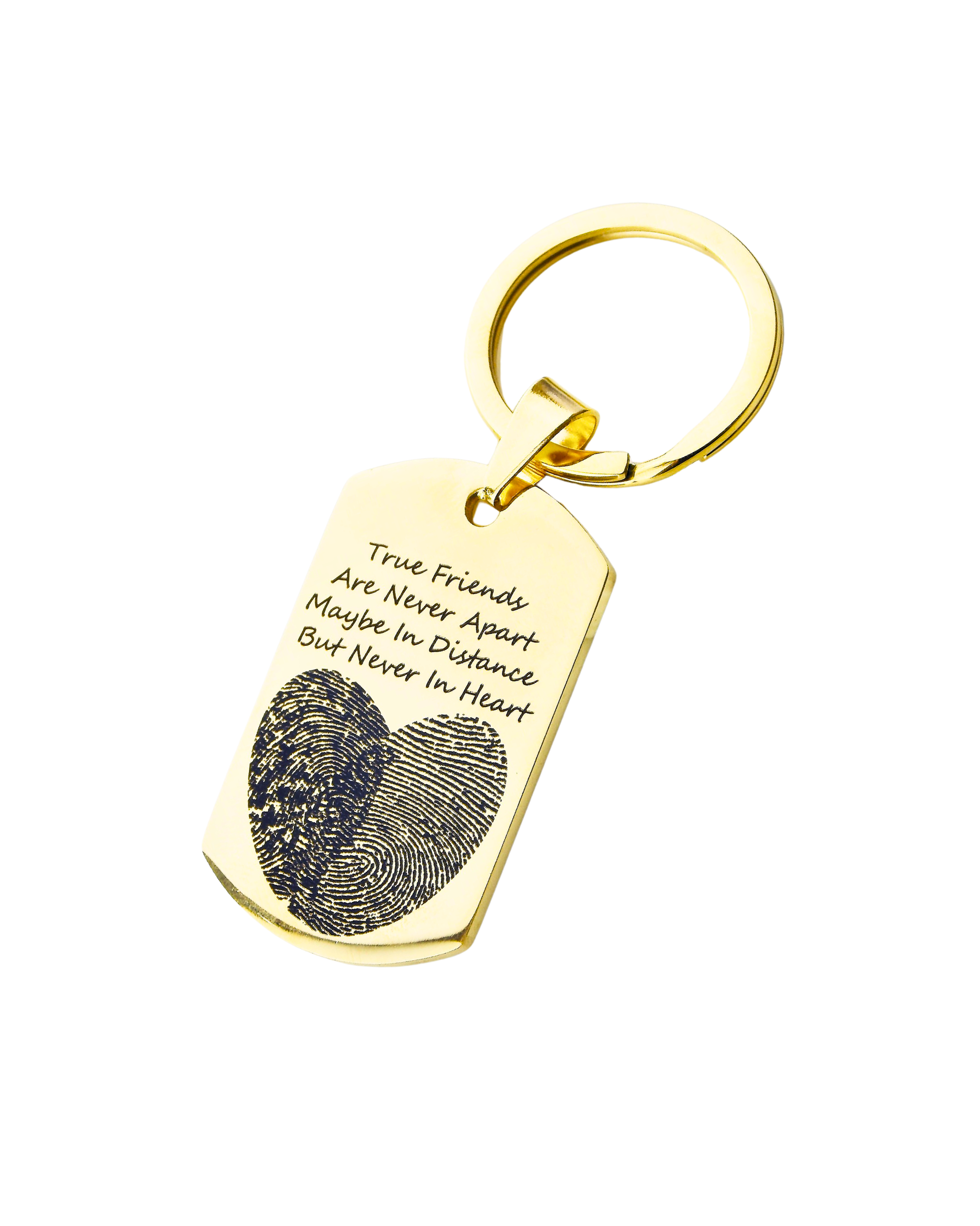 Love footprints necklace - round plate