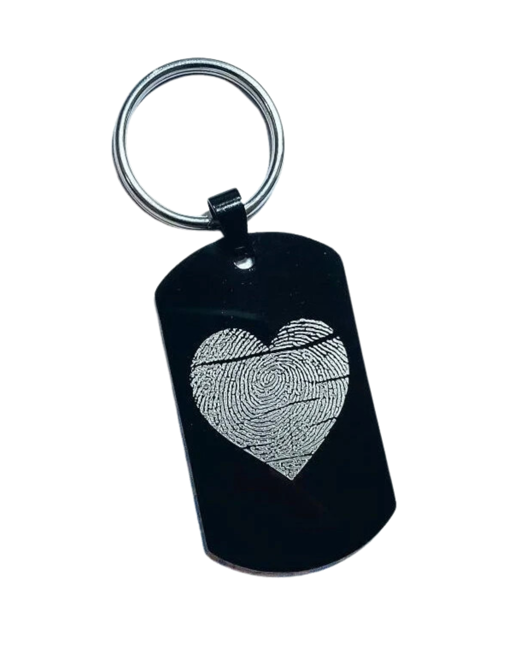 Love footprints necklace - round plate