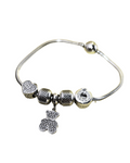 Movable charm bracelet