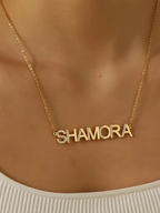 COLLAR CON NOMBRE MAYUSCULAS + CIRCONES