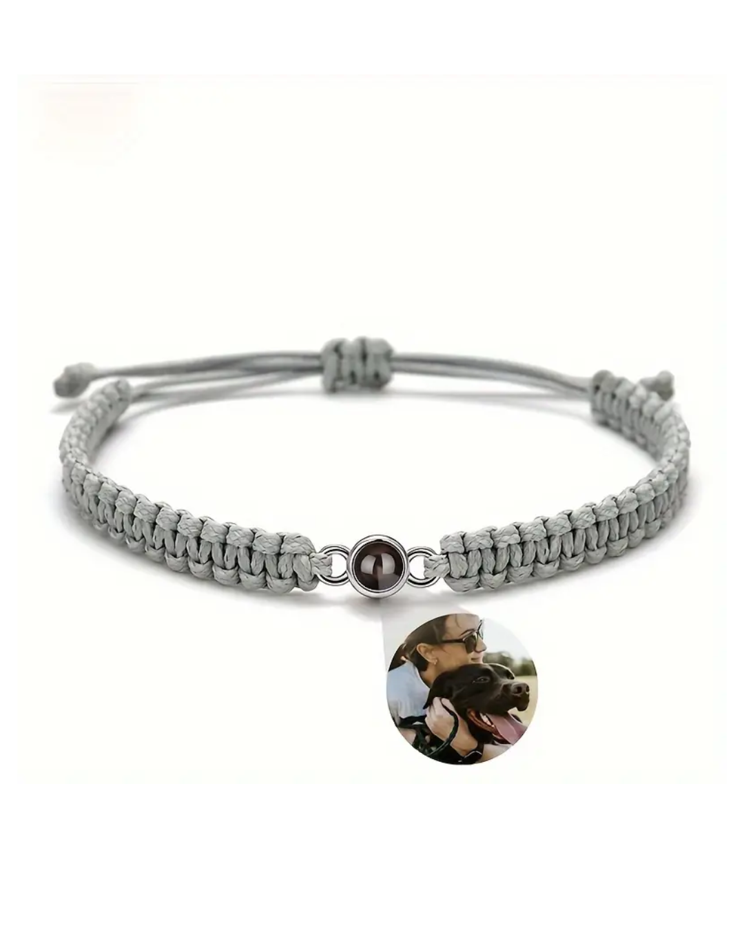 PRE ORDEN - PULSERA TEJIDA CON FOTO PROYECCION