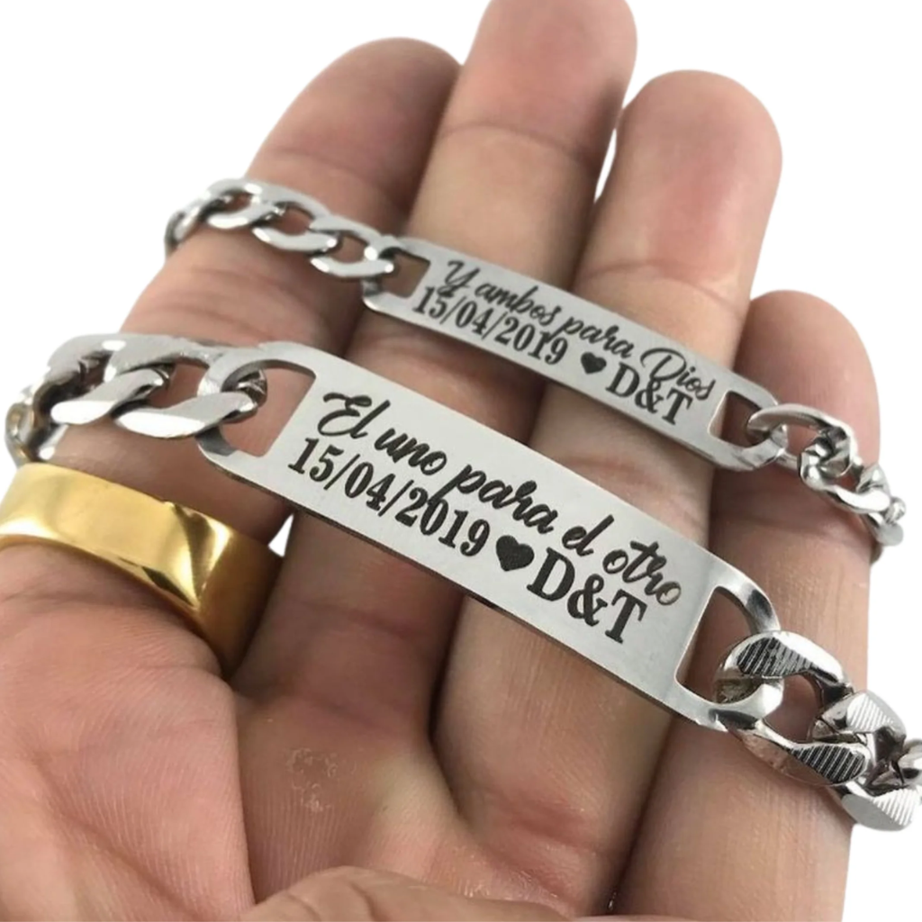 DUO DE PULSERAS PERSONALIZADAS