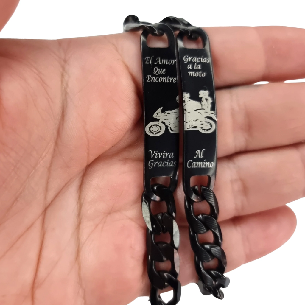 DUO DE PULSERAS FOTO O DIBUJO PERSONALIZADO
