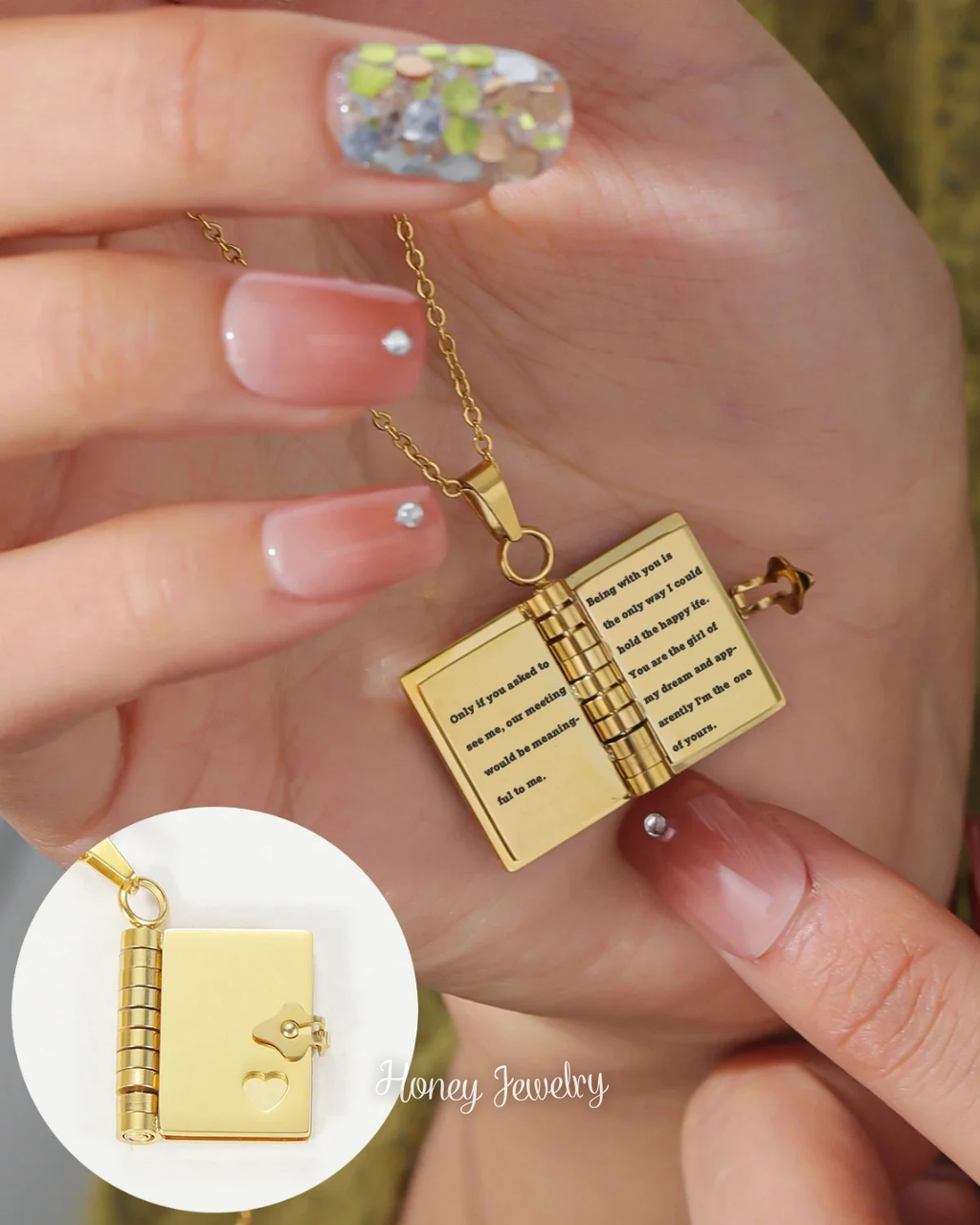 COLLAR LIBRO DE AMOR MINI