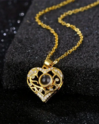 PRE ORDEN - COLLAR CORAZON CON FOTO PROYECCION