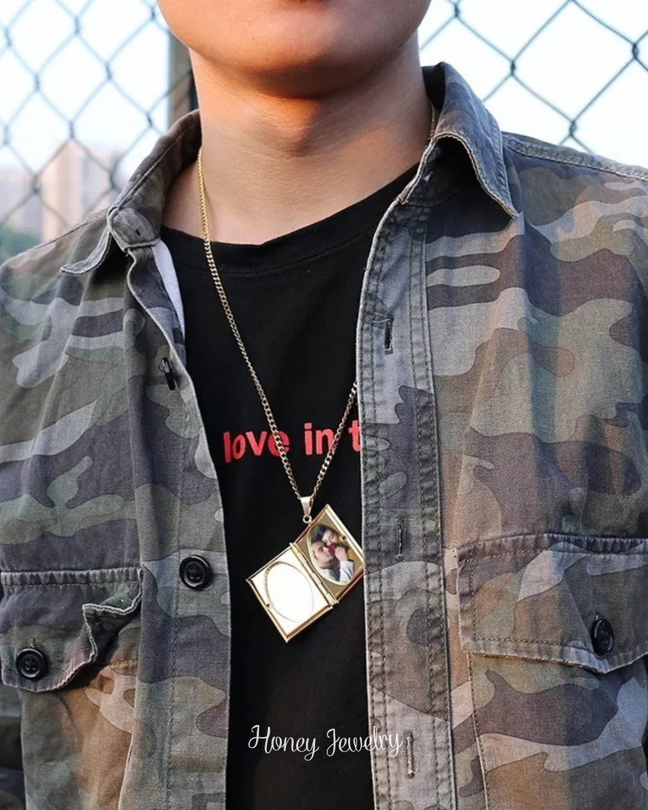 Virgin Mary Reliquary Necklace