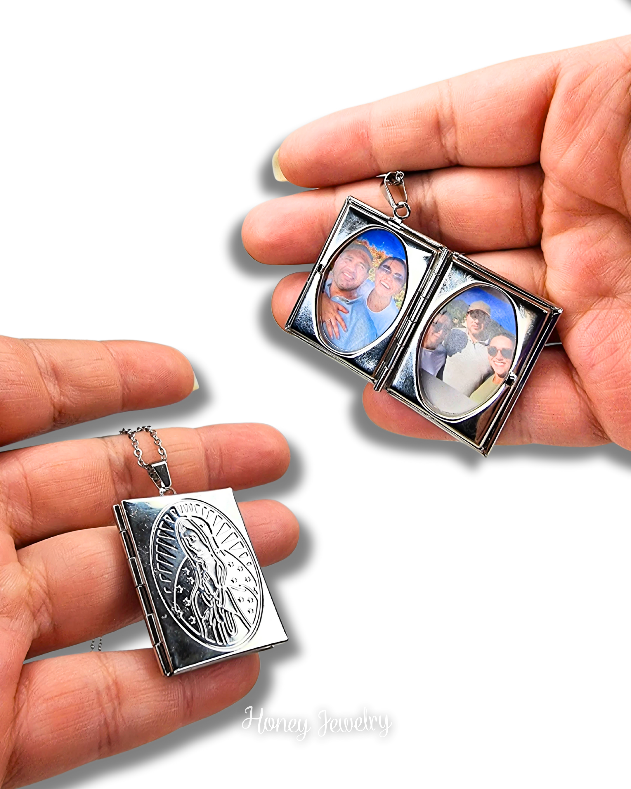 Virgin Mary Reliquary Necklace