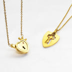 SET DE COLLARES CORAZÓN & LLAVE