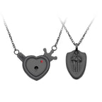 SET DE COLLARES CORAZÓN & LLAVE