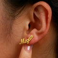 Maxi Hoops with Classic Name