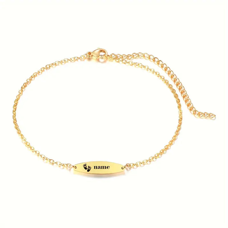 COLLAR PLAQUITA CON NOMBRE GRABADO