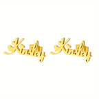 ARETES CON NOMBRE CORAZONES