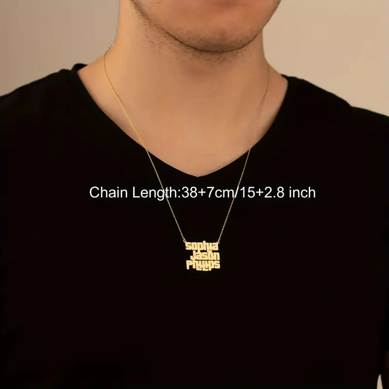 COLLAR CON TRIPLE NOMBRE