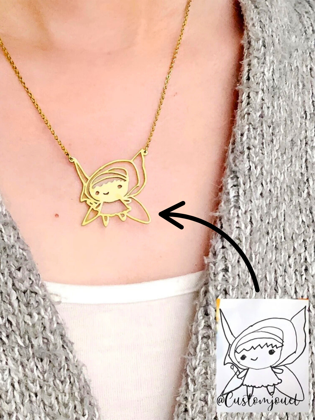 COLLAR GARABATOS Y DIBUJOS